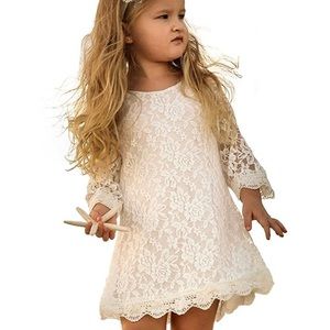 Girls lace dress